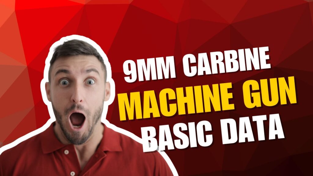 9mm Carbine Machine gun