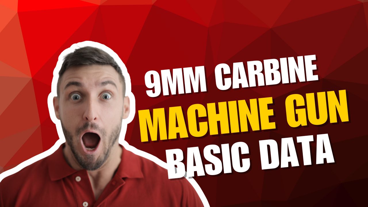 9mm Carbine Machine gun