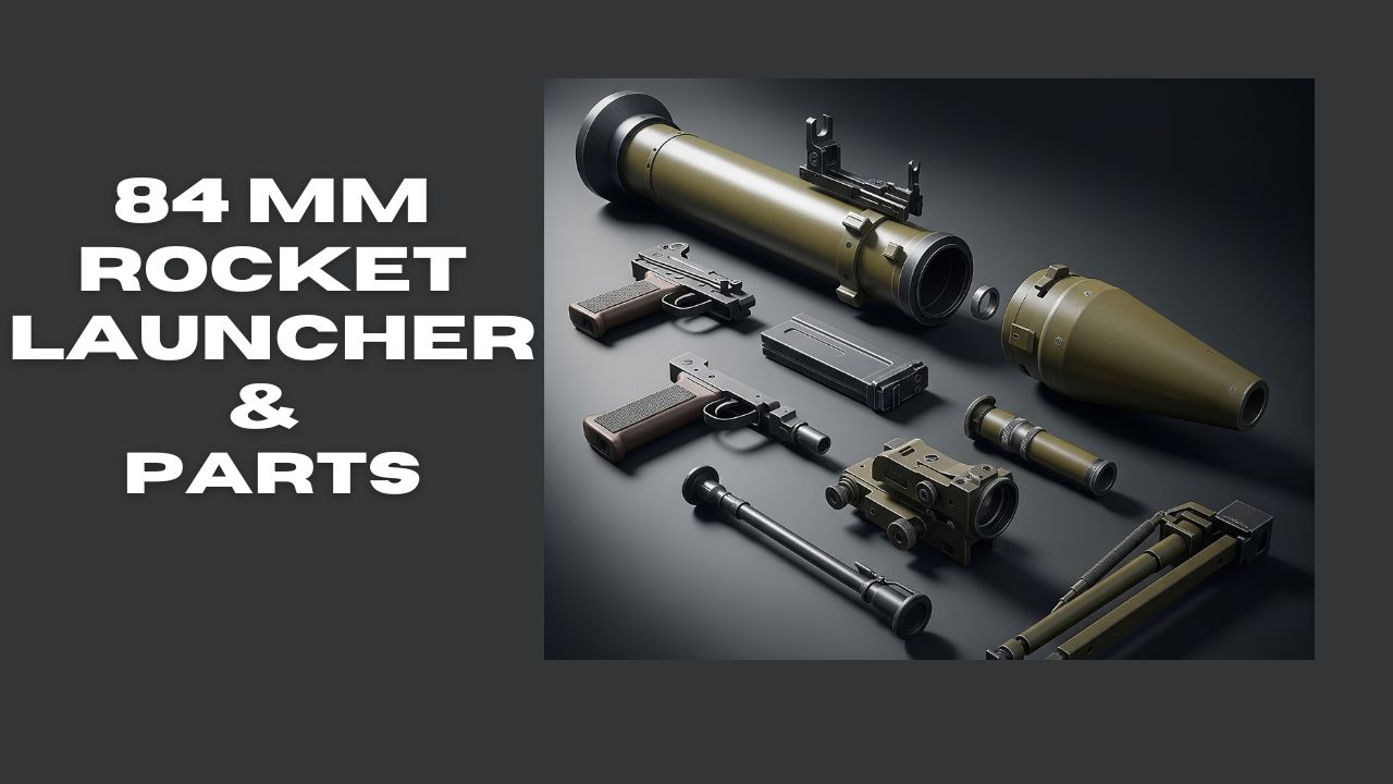 84 mm राकेट लांचर के पार्ट्स