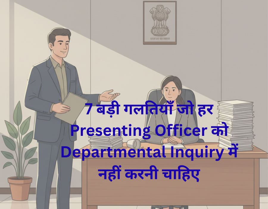 गलतियाँ जो हर Presenting Officer
