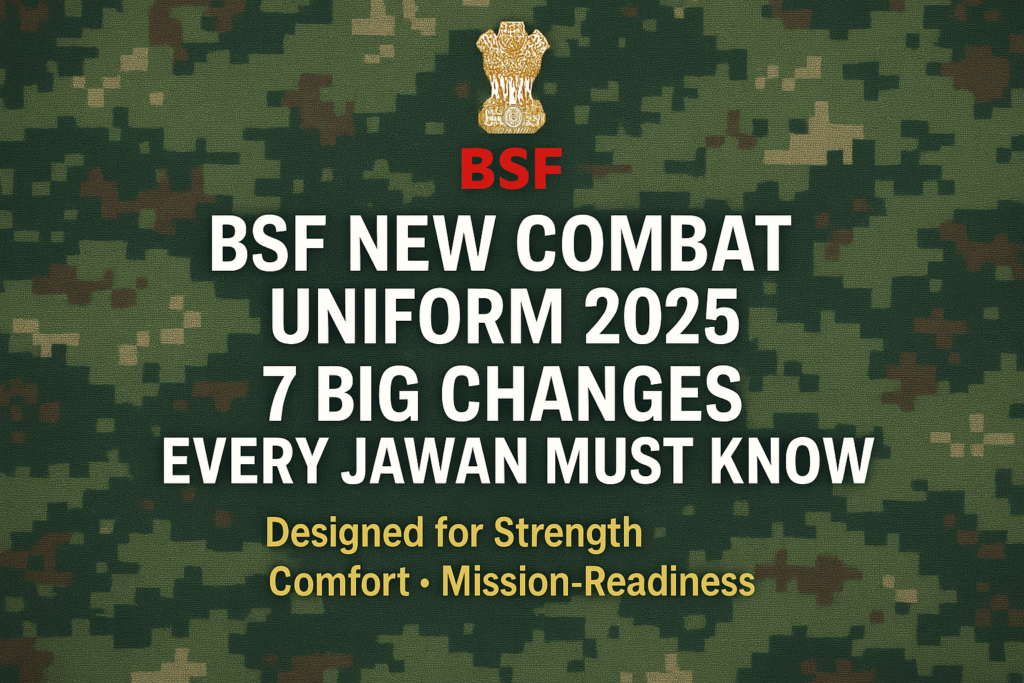 BSF Ki nai Combat Uniform 2025