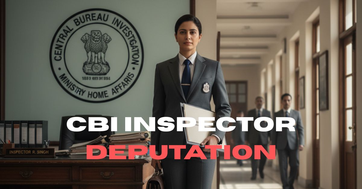 CBI Inspector Deputation 2025