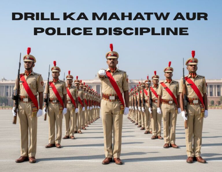 Drill ka mahatw aur police discipline