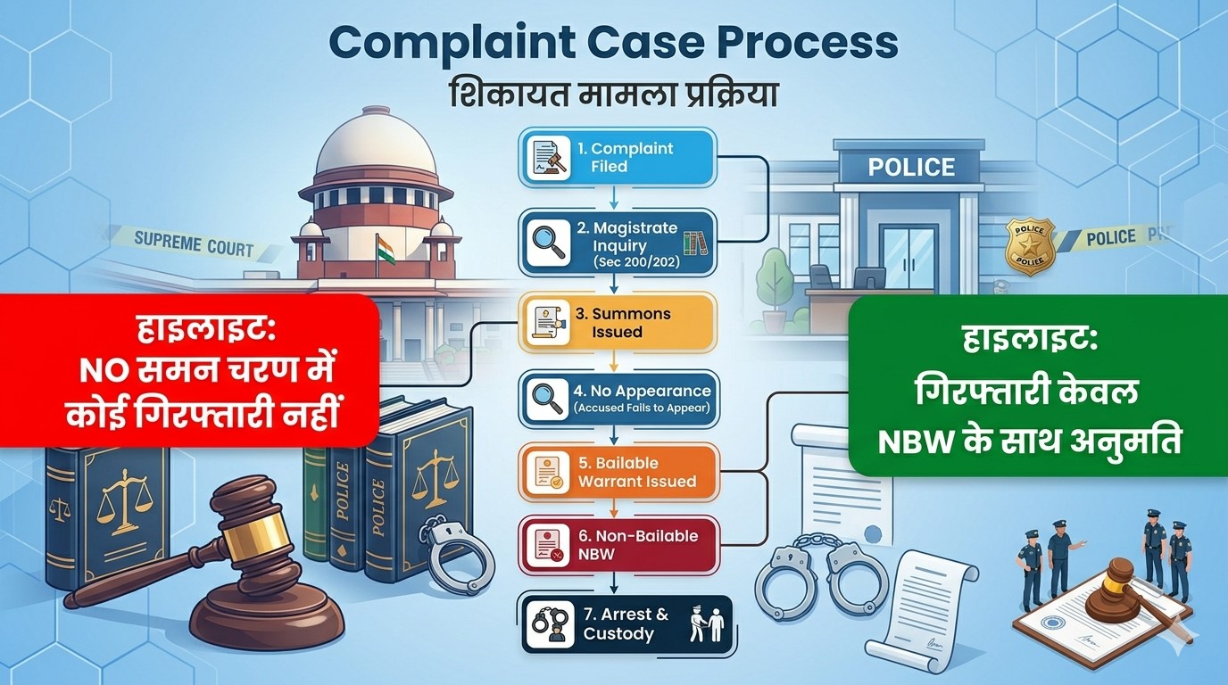 Complaint Case में Arrest